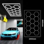 luz panal abeja led