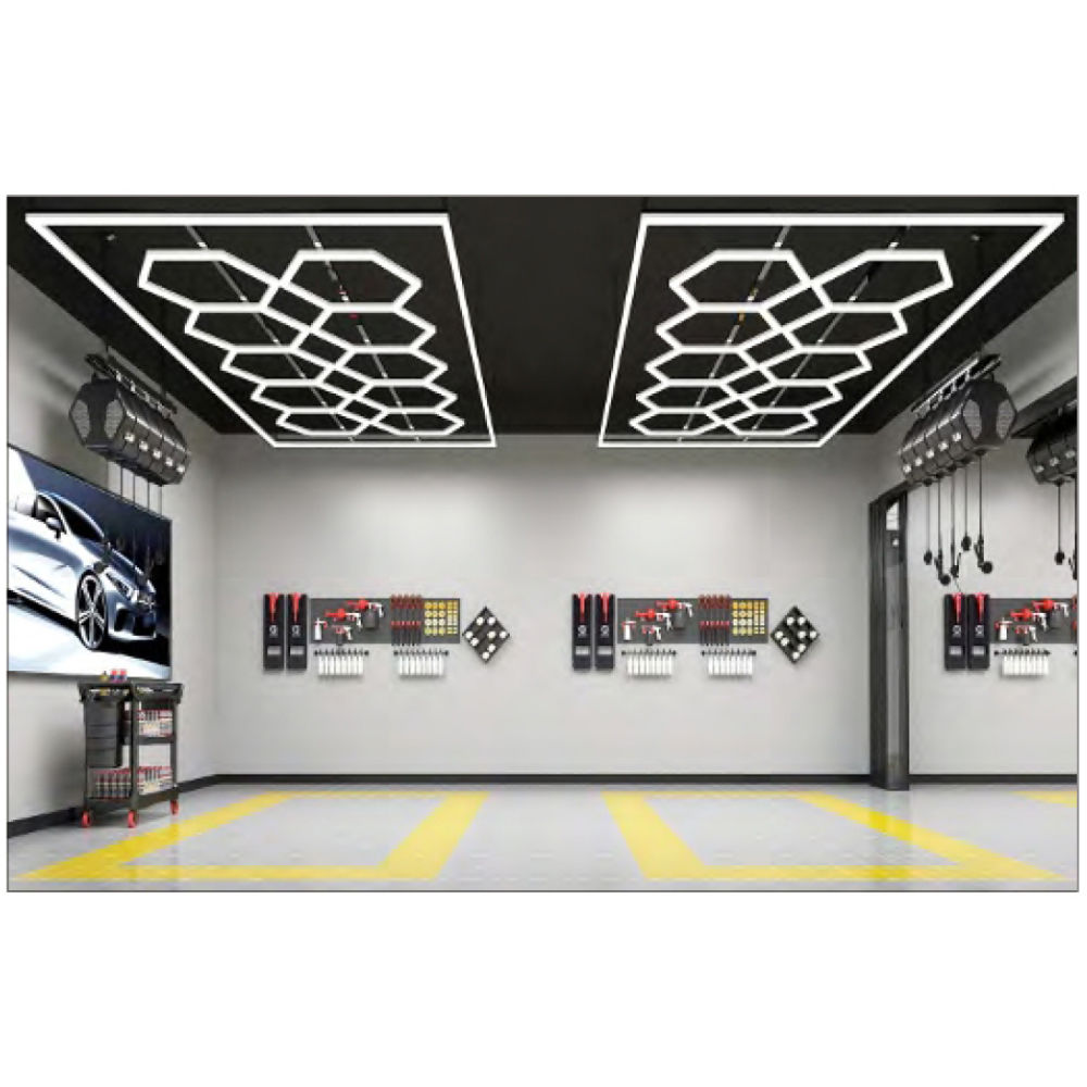 luz panal abeja led
